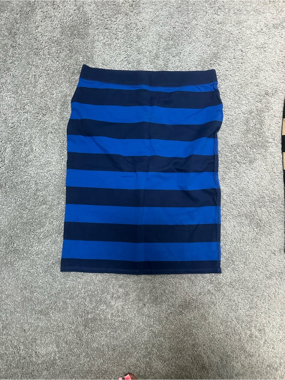 Old Navy Blue and Navy Striped Pencil Skirt